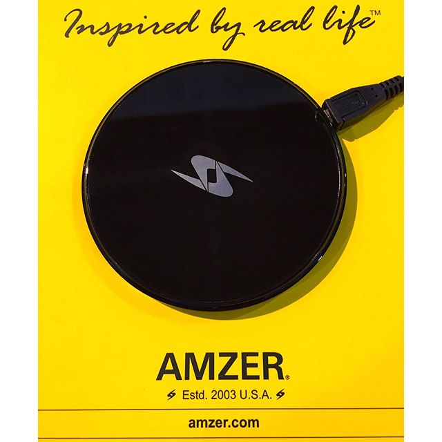 Our #Wireless Charging Pad charges your Qi-enabled device sans the wire! Stop by booth 1658 and have a look! #AMZER #CTIA #InspiredByRealLife #Comprar15