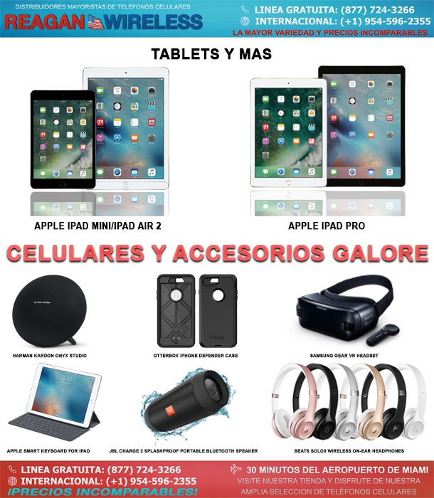 tabletas, accesorios y más