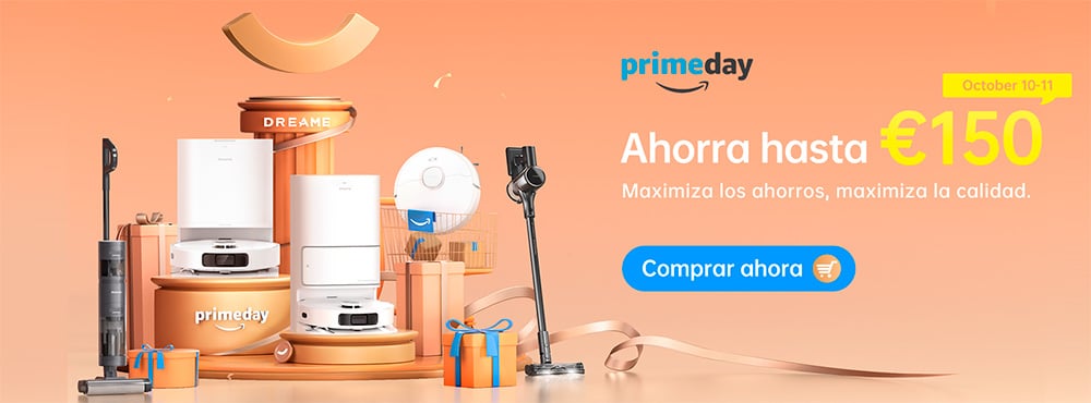 Dreame rebaja el precio de sus robot aspiradora durante el Amazon Prime Day