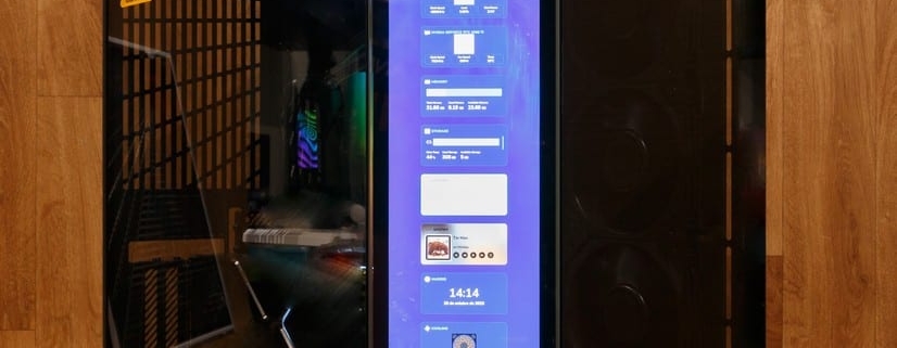 HYTE Y70 Touch: ¡Asombroso chasis con pantalla 4K incorporada!