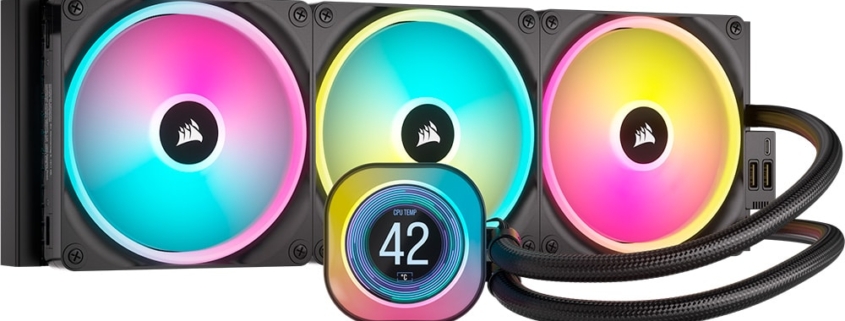 Pantalla circular en líquidas CORSAIR iCUE LINK LCD: atractivo diseño pero difícil de justificar su precio 💀