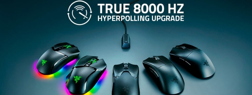 Razer actualiza ratones inalámbricos con HyperPolling de 8.000 Hz: ¡Descubre la mejora por software!