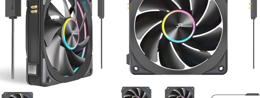 Seasonic MagFlow 120 ARGB: Descubre el innovador ventilador con conexión magnética y alimentación sin cables