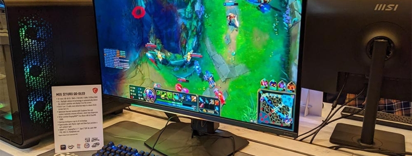 MSI MEG 321URX QD-OLED: Descubre el revolucionario monitor con IA que te brinda una ventaja sorprendente en videojuegos