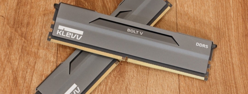 Memorias DDR5 KLEVV BOLT V: Alto rendimiento combinado con un diseño minimalista y sofisticado