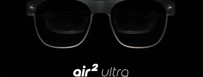 XREAL Air 2 Ultra: Gafas de Realidad Aumentada con Pantallas OLED 1080p a 120Hz - Compatibles con Android, iOS y PC