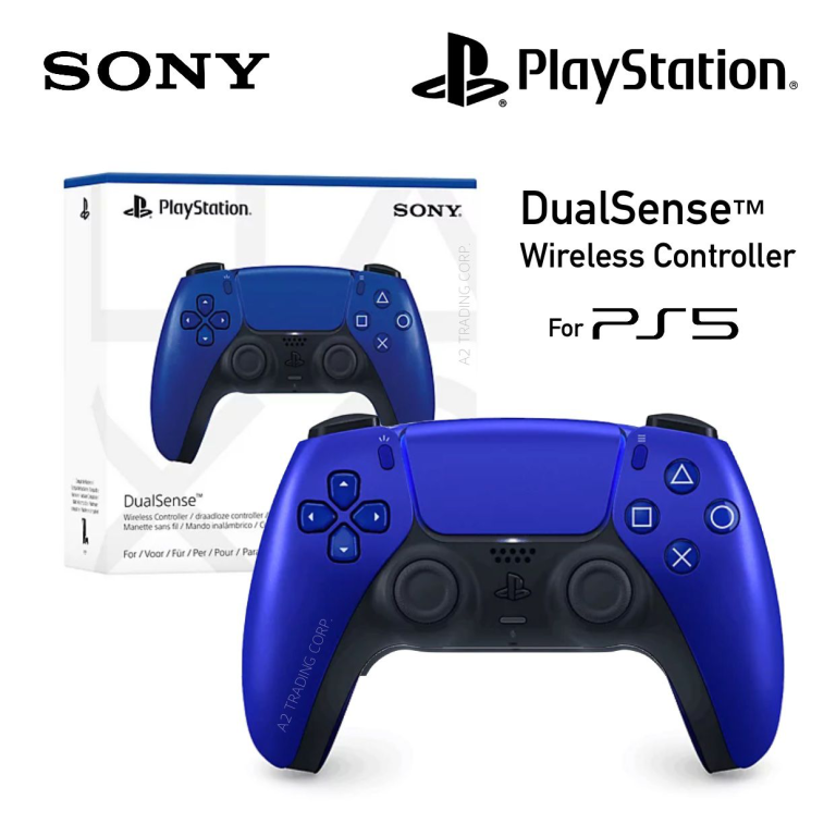 Brand New Sony PS5 DualSense Wireless Controller - Cobalt Blue Color (Model 3005715)