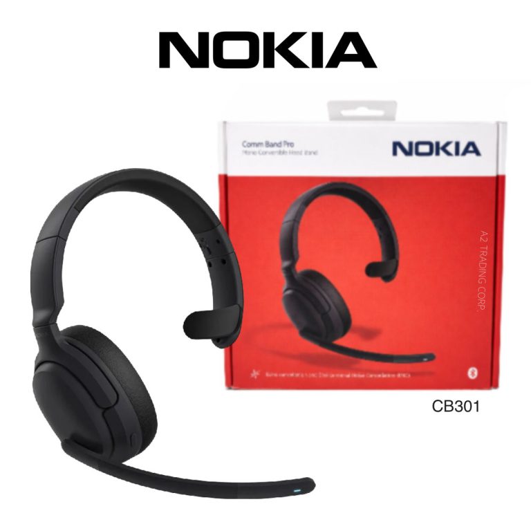Nokia CB-301 Comm Band Pro 2-in-1 Convertible Wireless Headset - Black ...
